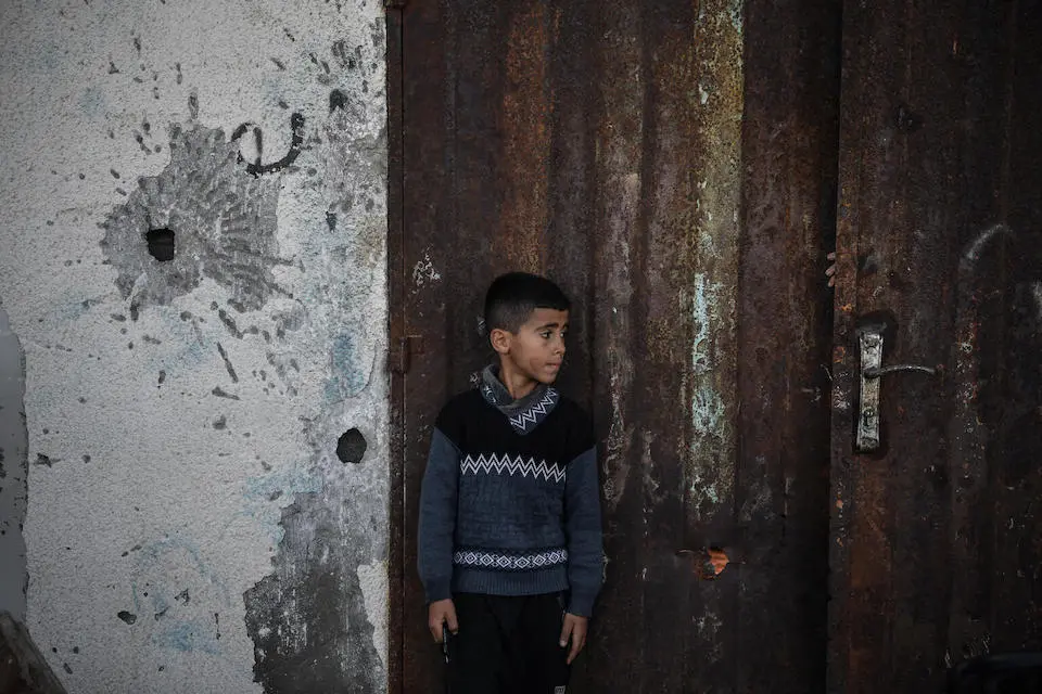 Kareem, 11-years-old, says that he lives in constant fear of losing his family.