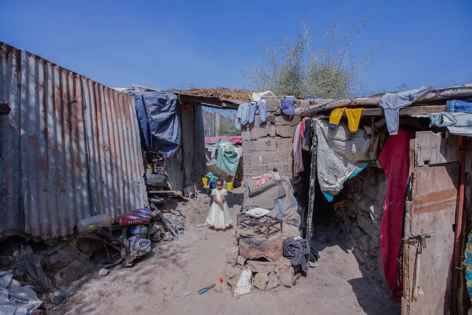 A family home in Taizz, Yemen.