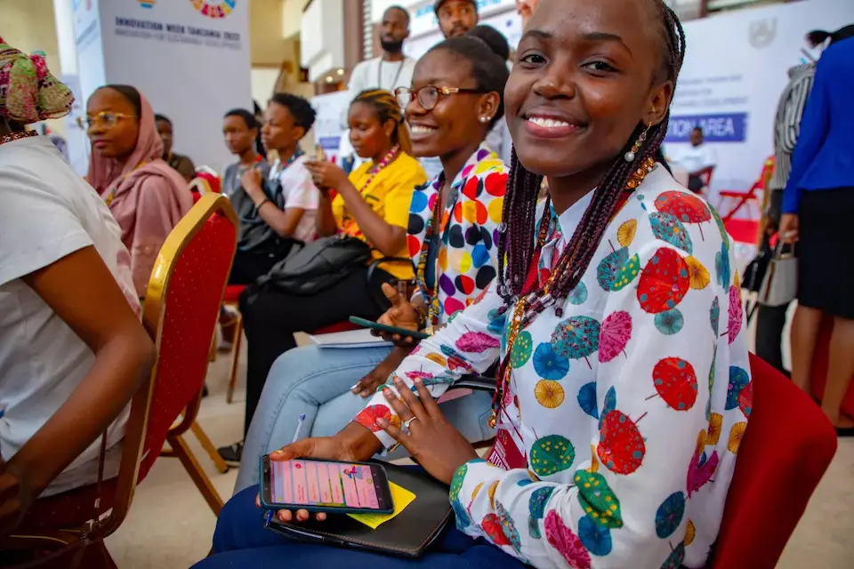 Test users in Tanzania give the Oky period tracking app, an innovation supported by UNICEF and partners, a warm reception.