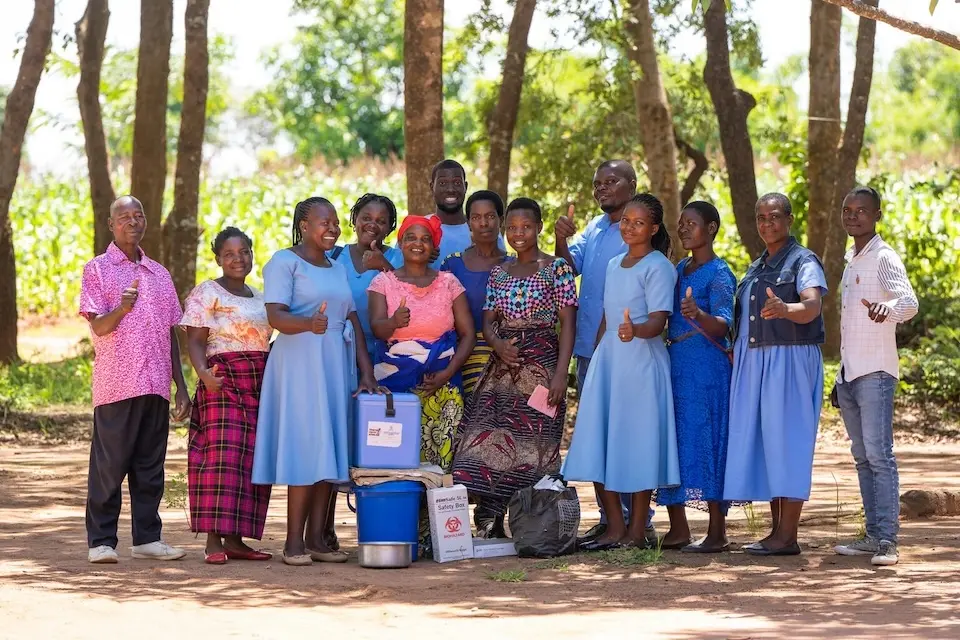 Community health workers and volunteers based at the Chileka Health Center in Lilongwe district, Malawi, focus on vaccinating children under age 5 and educating families on a number of health topics.