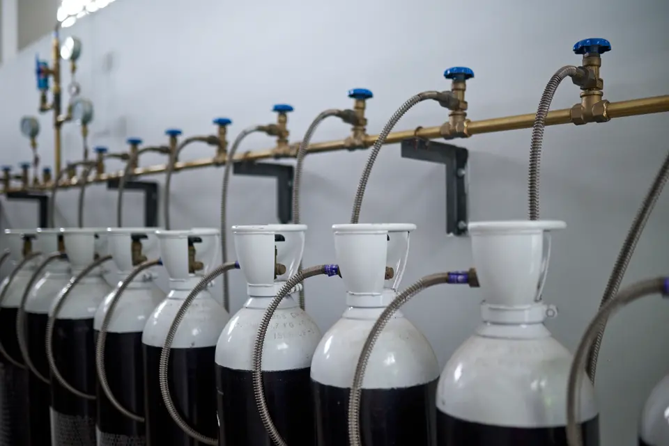 Oxygen tanks in Nigeria