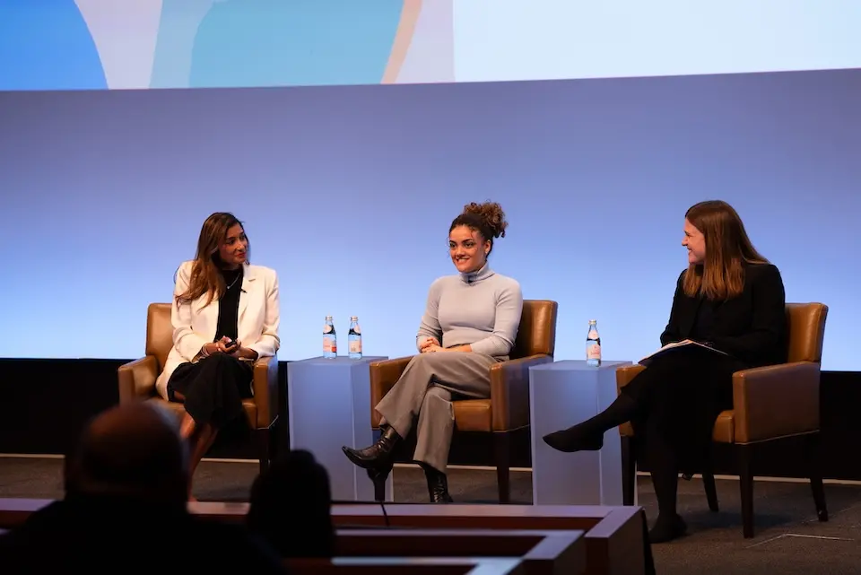 UNICEF Ambassador Laurie Hernandez spoke on a panel at Goldman Sachs Private Wealth Management on the importance of gender equity and women and girls empowerment.