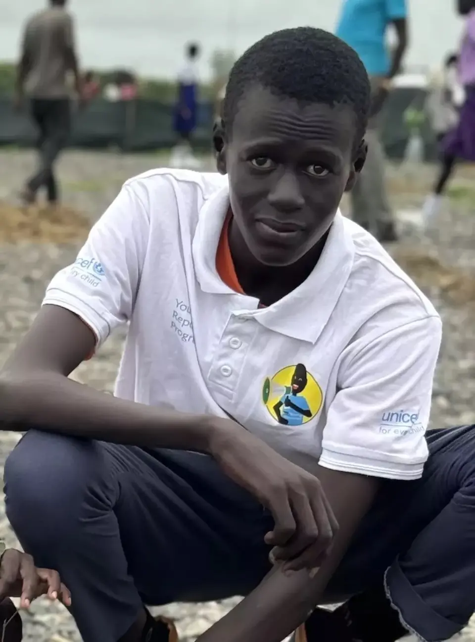 Nathaniel Thon, UNICEF Young Reporter, South Sudan.