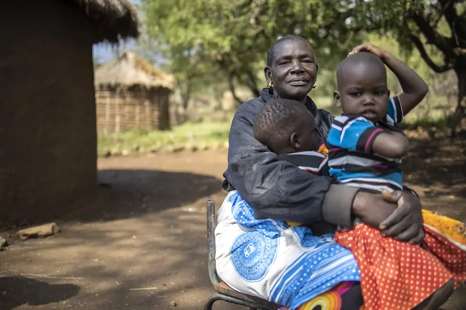 Chekoi Margret, 73, a former practitioner of female genital mutilation, at her home in Nakapiripirit, Uganda.