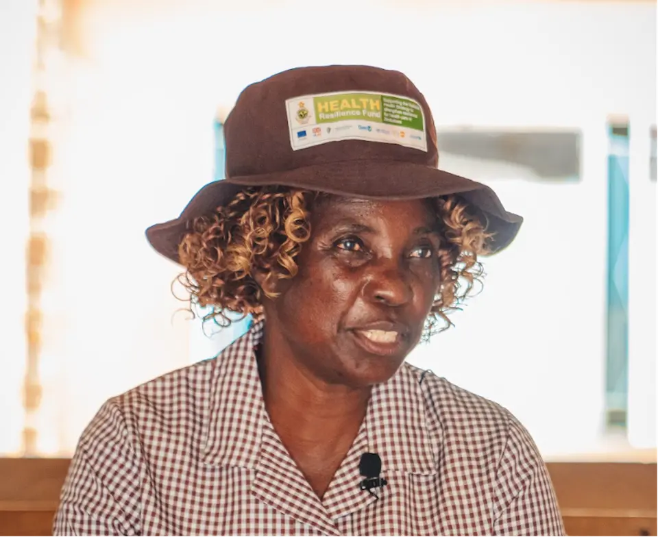 A female Village Health Worker in Zimbabwe