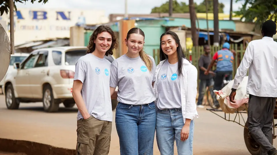 Key Club International trustees on UNICEF program visit in Zambia