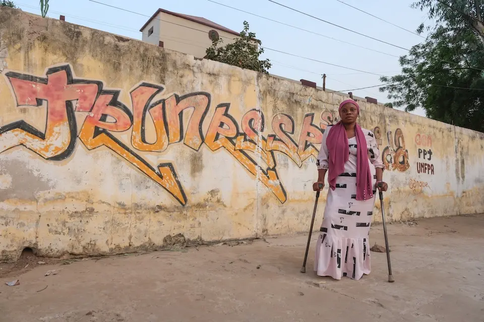 A survivor of female genital mutilation who now advocates for an end to the practice in Senegal.