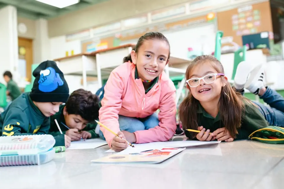 In Guatemala City, Anika Cerezo, a 9-year-old with Down syndrome, takes part in the English course at Valle Verde CES college.