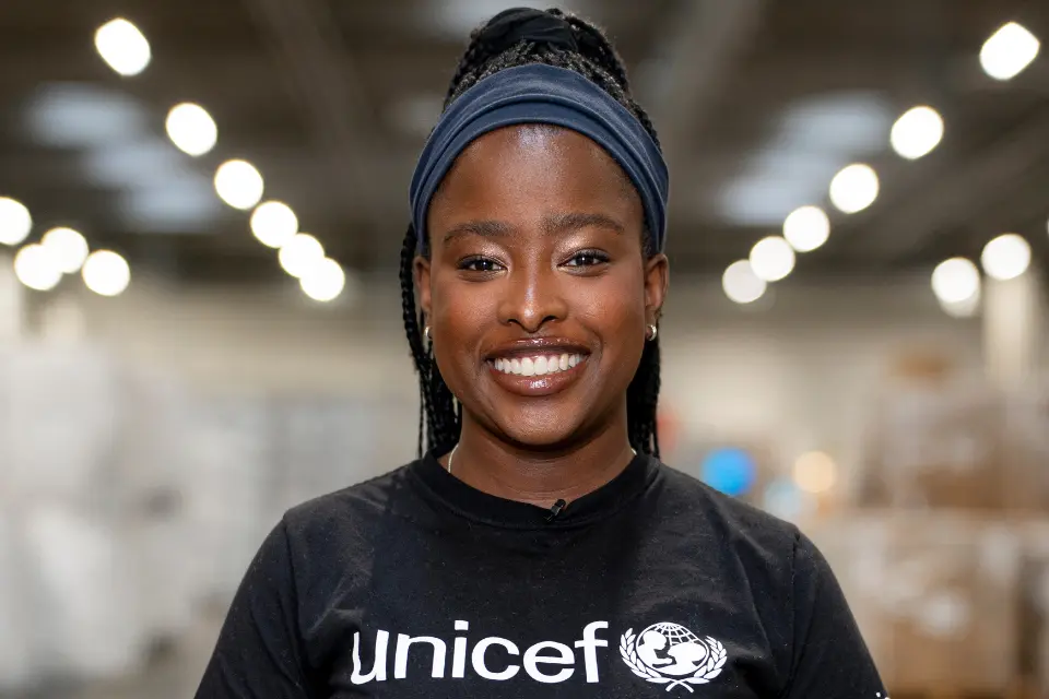 UNICEF Ambassador Amanda Gorman.