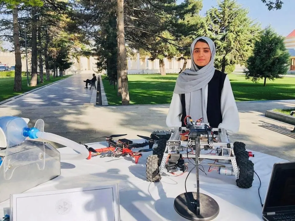 Afghan student Somaya Faruqi 