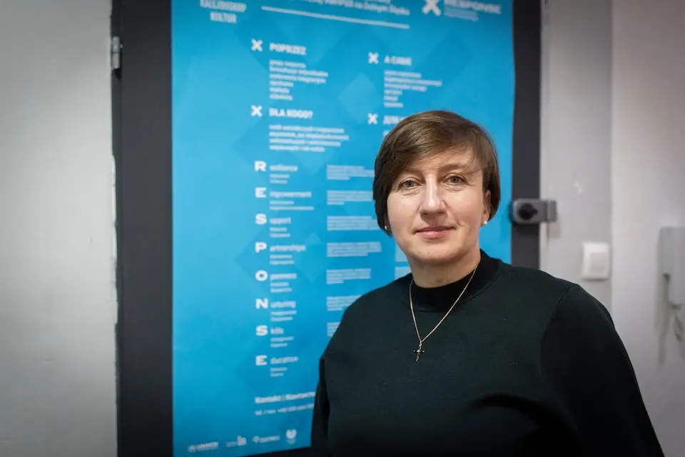 Psychologist Oksana Gorna in Wroclaw, Poland. 