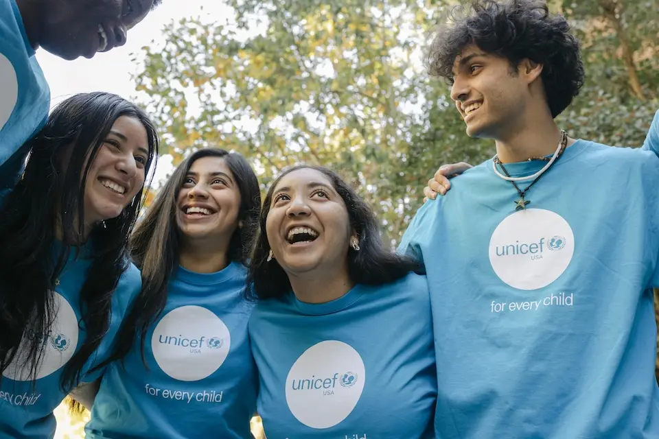 UNICEF USA National Youth Council members advocating for UNICEF in Washington DC in 2025.