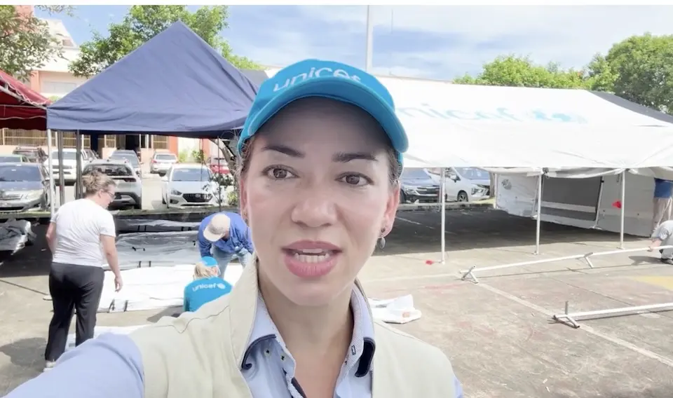 Clara Luna, UNICEF Communications Officer, in Panama.