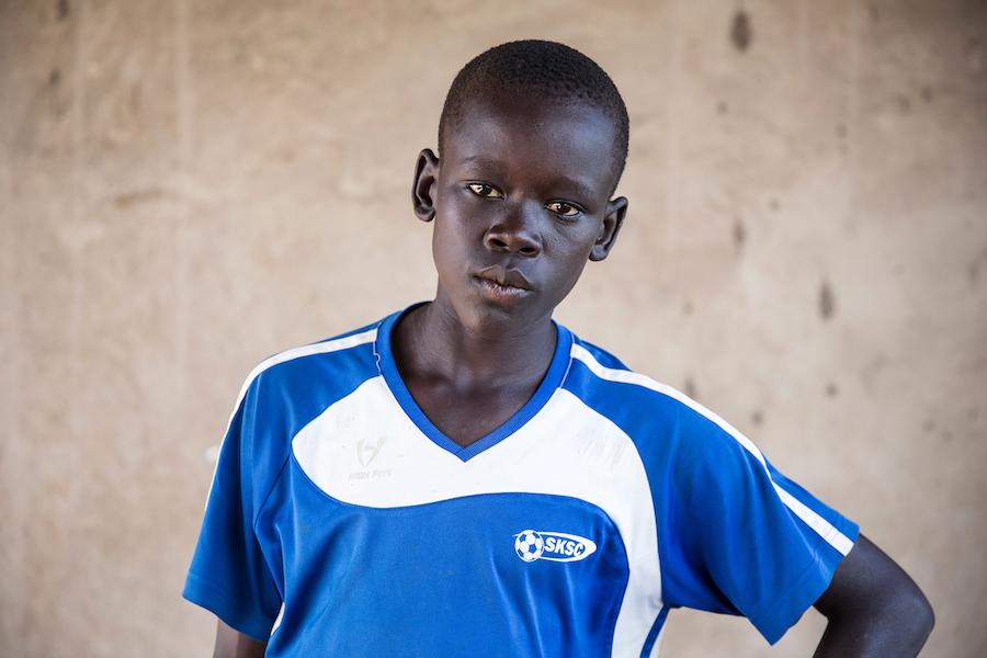 Isaac, 14, lost his parents in South Sudan&#039;s civil war. He arrived in Uganda&#039;s Bidi Bidi refugee camp alone.