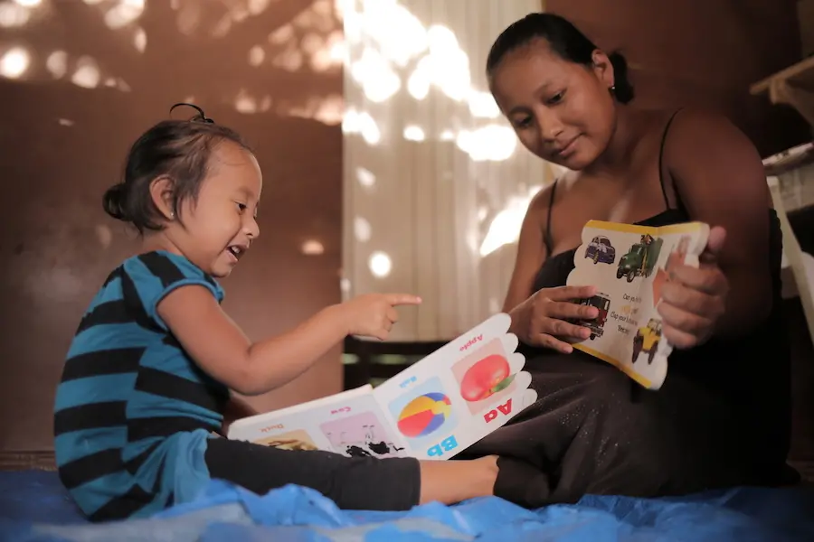 On 15 August 2016, Glenda with her daughter, Tyra, 2 years old, in the family home near Punta Gorda, Belize. On 15 August 2016, Glenda with her daughter, Tyra, 2 years old, in in the family home near near Punta Gorda, Belize.