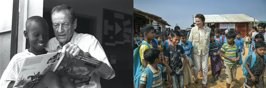 UNICEF: a global leader in humanitarian work for 75 years. UNICEF: a global leader in humanitarian work for 75 years.