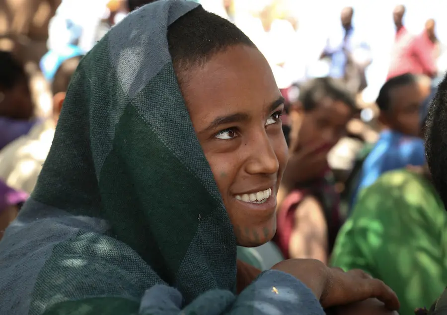 Siraden, 18, was forced to quit school by her family, who needed her to do farm work in Ethiopia's Amhara region. She is married, but does not live with her husband yet. Siraden, 18, was forced to quit school by her family, who needed her to do farm work in Ethiopia's Amhara region. She is married, but does not live with her husband yet.