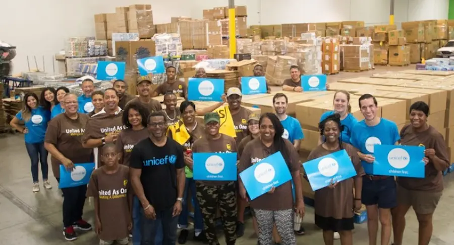 Volunteers help prepare School-in-a-Box kits for children and teachers displaced by Hurricane Harvey. Volunteers help prepare School-in-a-Box kits for children and teachers displaced by Hurricane Harvey.