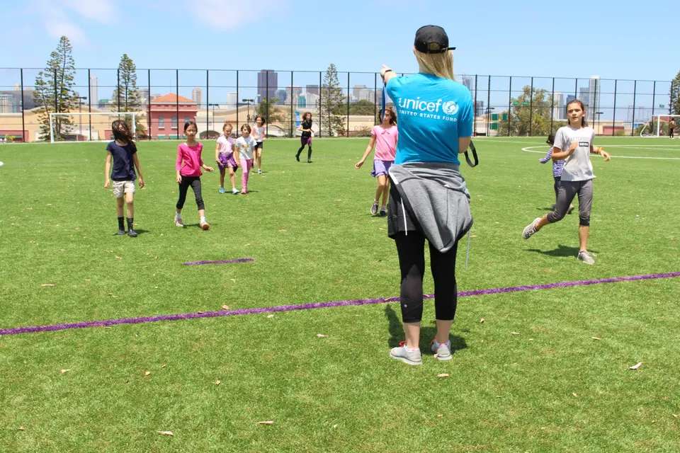 Kids Playing Field Games