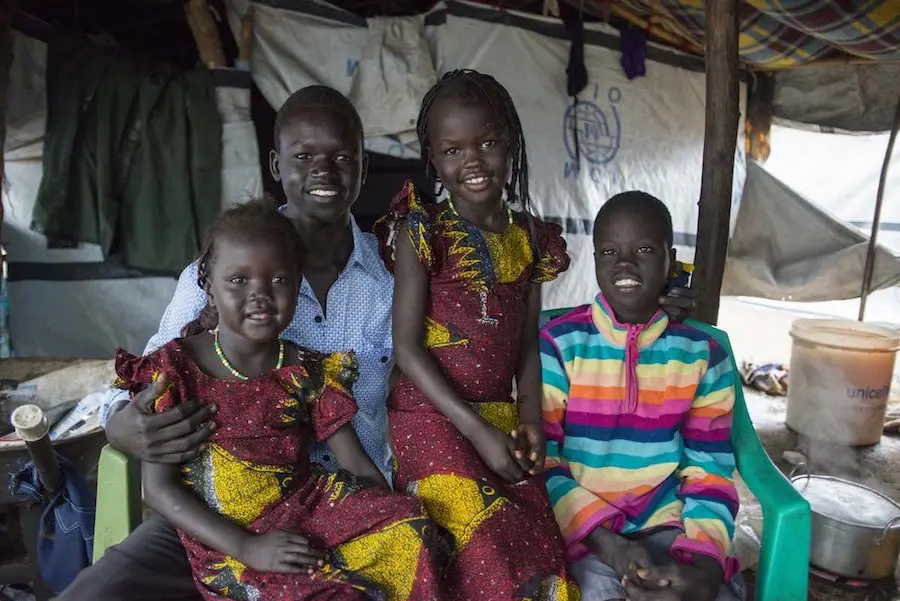 Four Kids Smiling