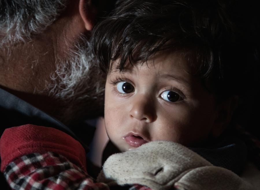 Hasan, 1, a Syrian refugee, received warm winter clothing from UNICEF, an Inspired Gift option.
