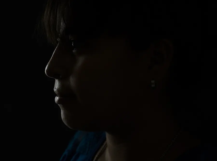 Silhouette of Persons Side Profile