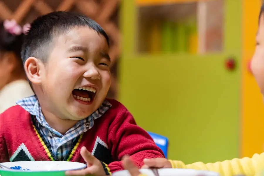 In September 2018, children play and learn at an early childhood development center, supported by UNICEF, in Ulaanbaatar, Mongolia. In September 2018, children play and learn at an early childhood development center, supported by UNICEF, in Ulaanbaatar, Mongolia.