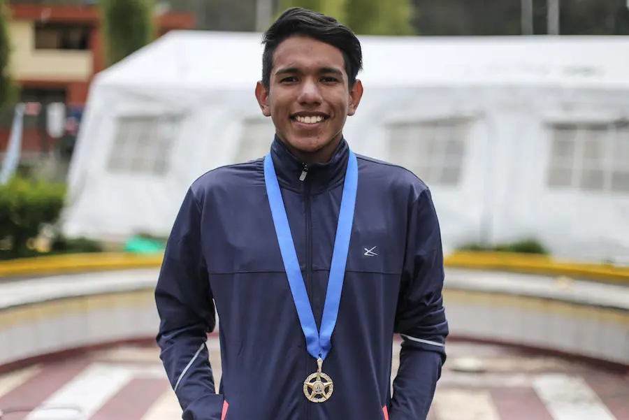 Harold, 17, had to leave most of his possessions behind when he left Caracas, Venezuela for Lima, Peru in 2018. But he made sure to bring his high school medal. UNICEF, Venezuela, Venezuelan migrants, Peru