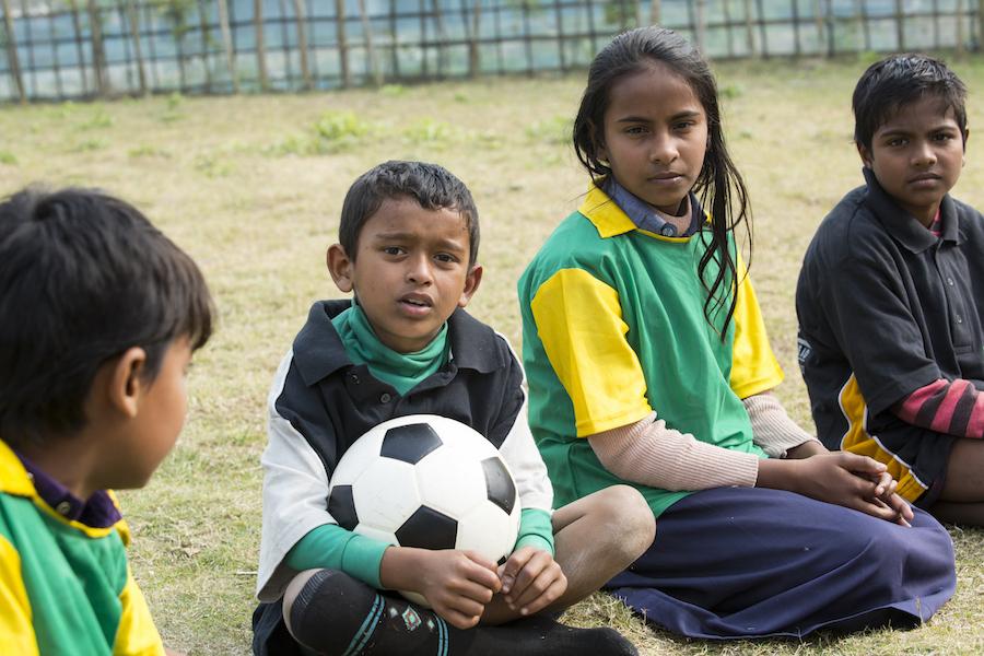 The FutbolNet programme, funded by the FC Barcelona Foundation, offers thousands of Bangladeshi students including Faisal and his friends the chance to play football