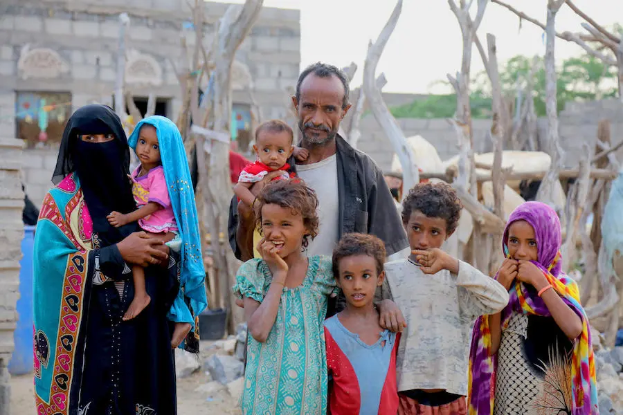 Food prices have sky-rocketed in Yemen, leaving families like this one struggling. UNICEF supports Therapeutic Feeding Centers that bring acutely malnourished children back to health. 