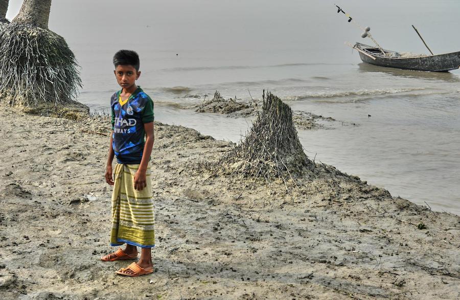 Maroof Hussein, 11, has vivid memories of the events of June 2017, when unusually strong seasonal floods hit his village, Nizampur, in Patuakhali District on the fringe of the Bay of Bengal.