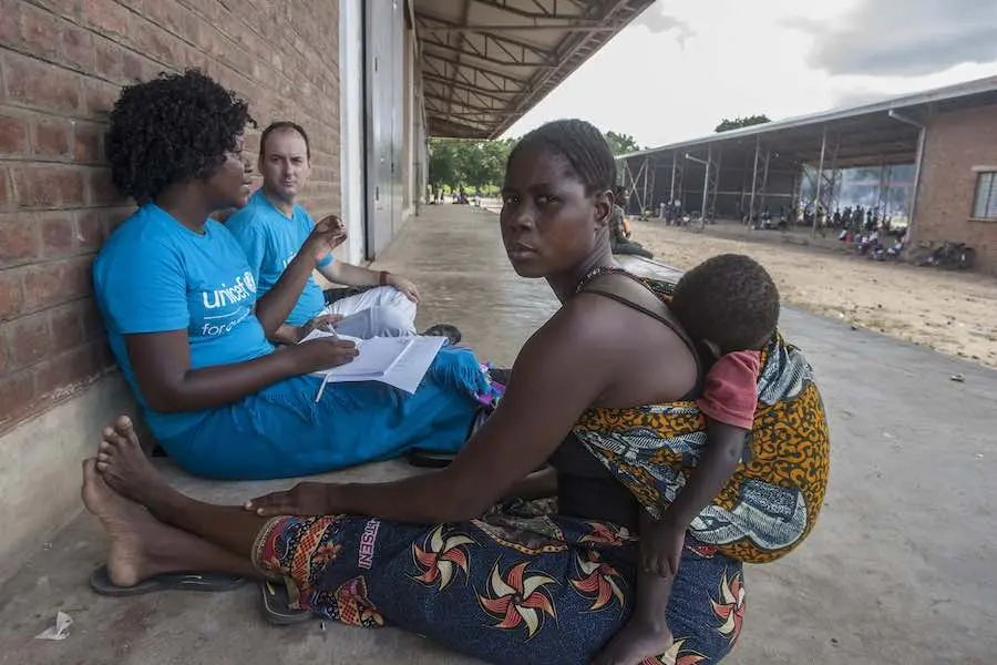 Martha Martin, 28, paid 10,000 kwacha to cross the river from Mozambique with her daughter. They didn't have enough money for the whole family, so her husband stayed behind. “I last saw him on an island in the flood water,” she said. “I haven't heard from Martha Martin, 28, paid 10,000 kwacha to cross the river from Mozambique with her daughter. They didn't have enough money for the whole family, so her husband stayed behind. “I last saw him on an island in the flood water,” she said. “I haven't heard from