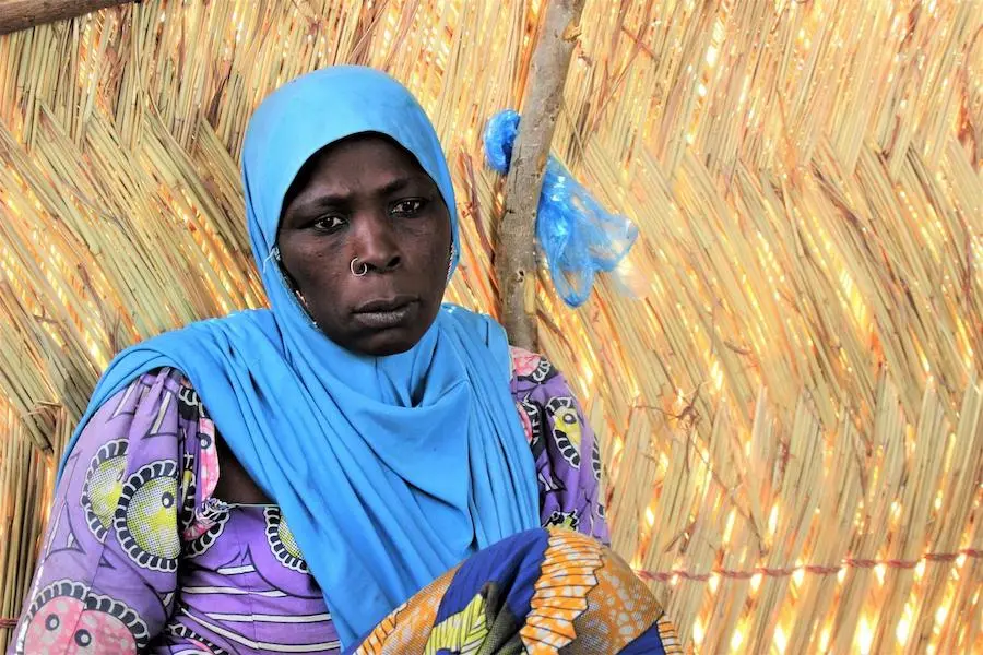 Habi Usman's son was abducted four years ago in Konduga, Nigera. Today, she is raising her two youngest children alone in a camp for the internally displaced. Habi Usman's son was abducted four years ago in Konduga, Nigera. Today, she is raising her two youngest children alone in a camp for the internally displaced.