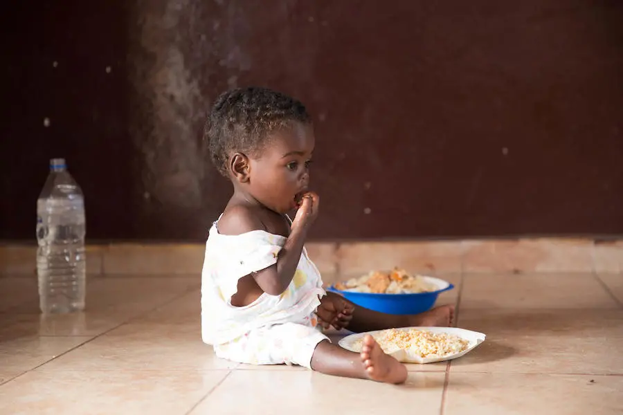 After Cyclone Kenneth hit Beira, Mozambique in March, 2019, little Marquer and his mother were trapped for three days on the roof of a shop with nothing to eat, until they were rescued by helicopter. 