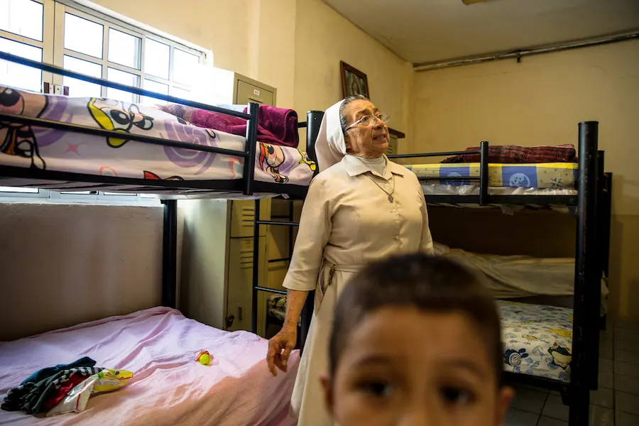 Sister Maria Nidelvia at the Casa del Migrante in Reynosa, Mexico in 2016. unicef, unicef usa, immigration, undocumented immigrants, immigrant children, migrant children, immigration reform, immigration policy