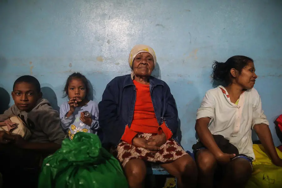 Families remain in shelters while waiting for the passage of Hurricane Eta, in Bilwi, Puerto Cabezas, Nicaragua, on November 2, 2020. Families remain in shelters while waiting for the passage of Hurricane Eta, in Bilwi, Puerto Cabezas, Nicaragua, on November 2, 2020.