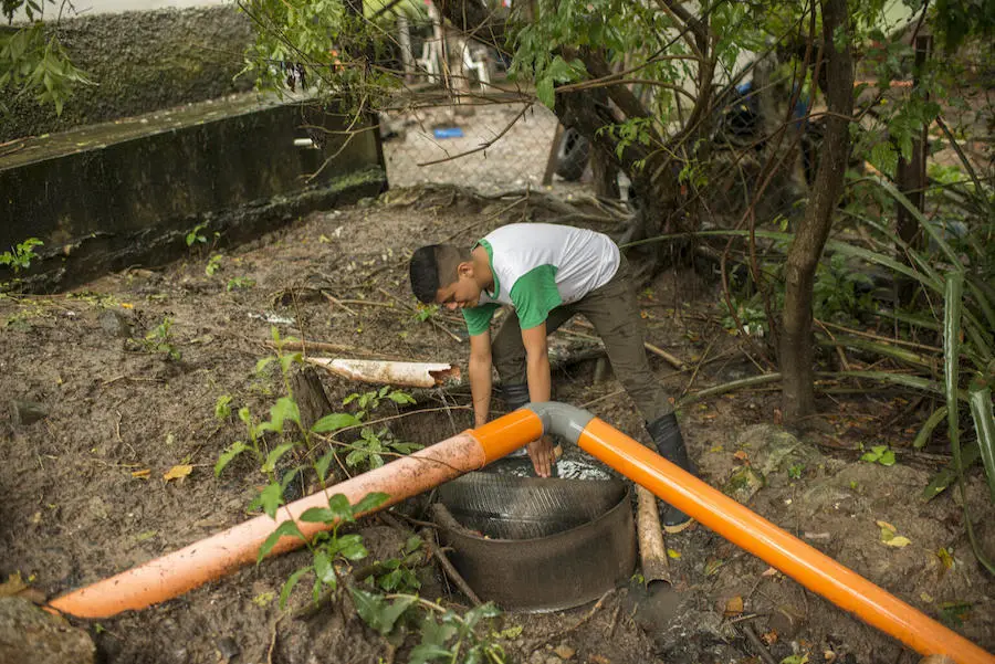 In Ipala, Guatemala, 17-year-old Guillermo used recyclable materials to build gray water filters to protect the health of his community. In Ipala, Guatemala, 17-year-old Guillermo used recyclable materials to build gray water filters to protect the health of his community.