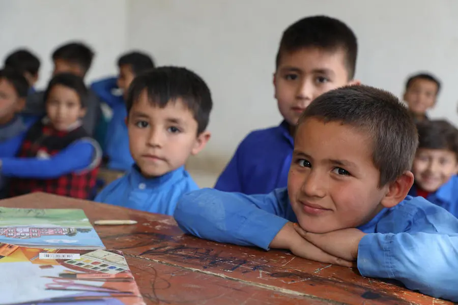 Three School Boys Smiling