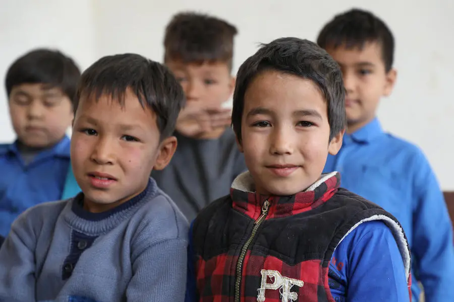 Group of Young Boys Smiling