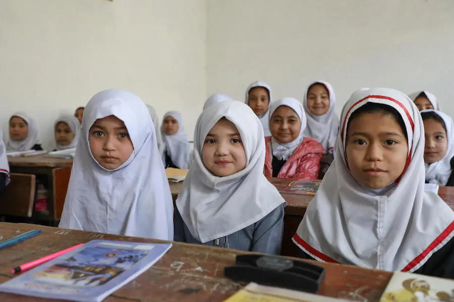 Young Girl Students