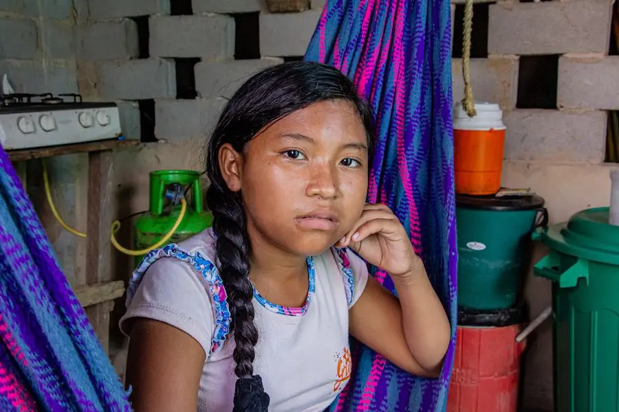 Children like this little girl from Venezuela are starting over in Columbia after having to leave their country. Children like this little girl from Venezuela are starting over in Columbia after having to leave their country.