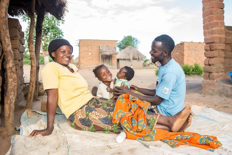 Mclean and Lukas Phiri are parents to two daughters, Christine and Faith, in Kholowa Village, Katete District in Eastern Province, Zambia. Mclean and Lukas Phiri are parents to two daughters, Christine and Faith, in Kholowa Village, Katete District in Eastern Province, Zambia.