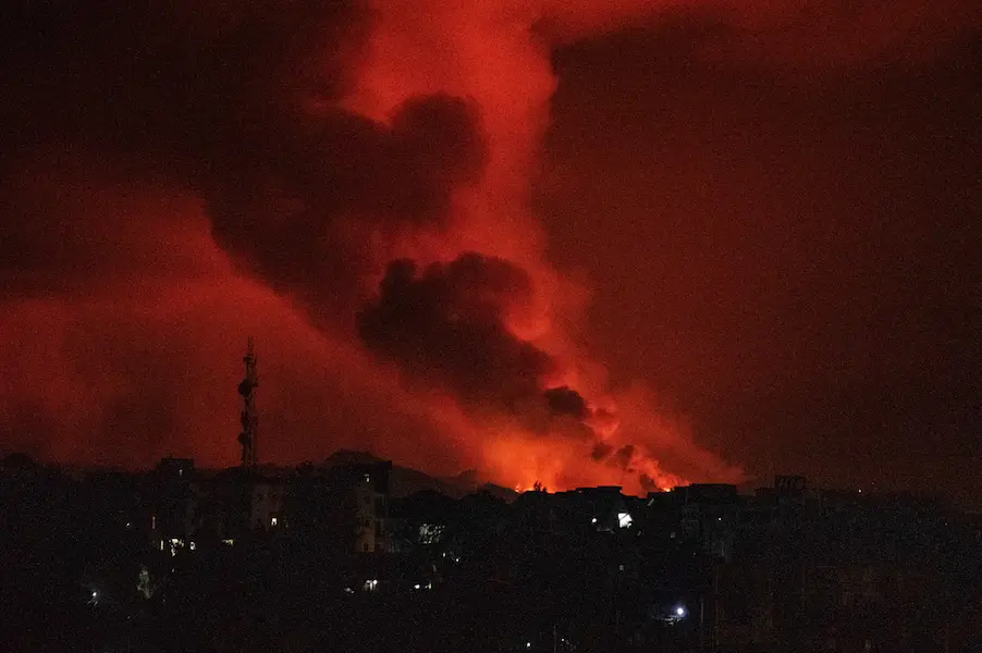 Flowing lava from the volcanic eruption of Mount Nyiragongo in the Democratic Republic of the Congo, which occurred late on May 22, 2021 Flowing lava from the volcanic eruption of Mount Nyiragongo in the Democratic Republic of the Congo, which occurred late on May 22, 2021.,