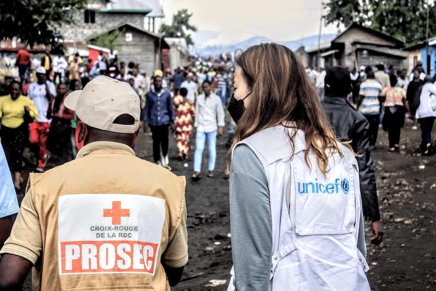 Sunday, May 23, 2020 - Goma, DR Congo. UNICEF and its partner, the Congolese Red Cross, have conducted a rapid needs assessment in Sake, Buhene, Kibati and Kibumba. 