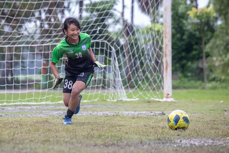 “I can protect myself from child marriage only by playing soccer and completing my education."