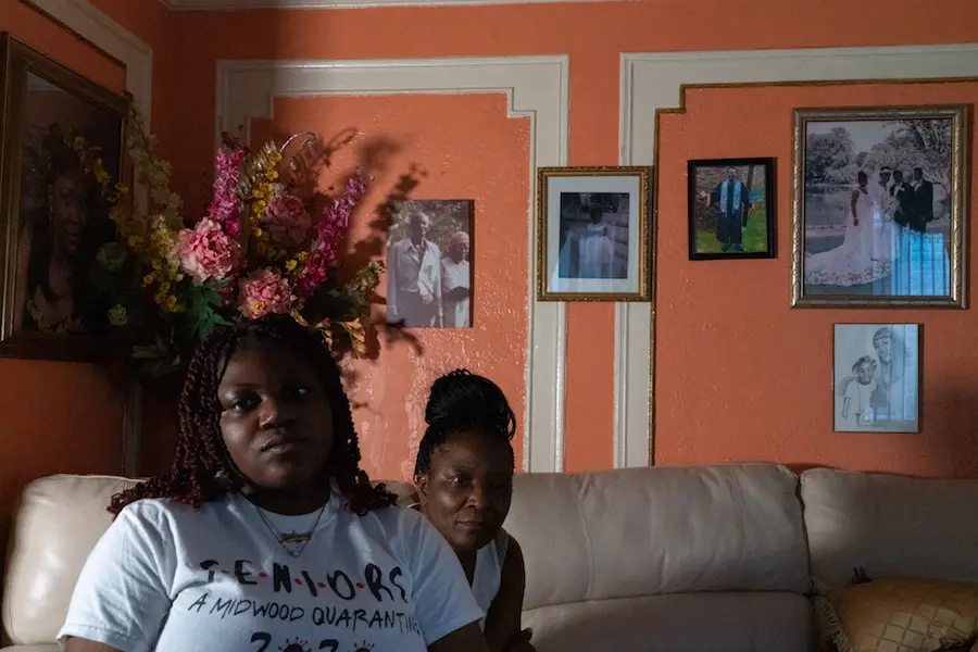 Two Women in Family Home