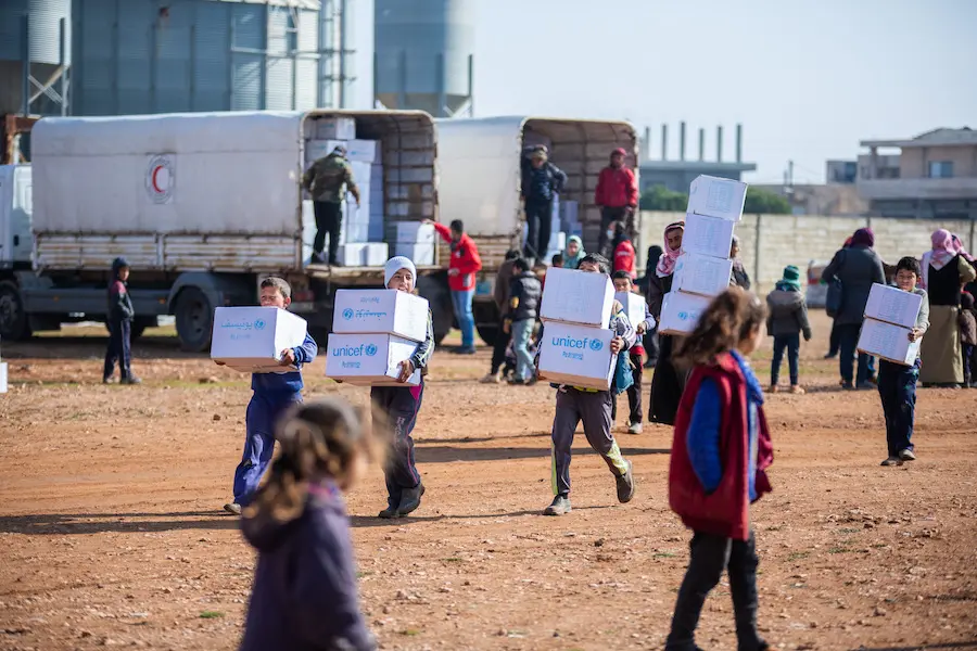 Donate UNICEF winter clothes to help babies, children and teens displaced by Syria's war survive the cold Donate UNICEF winter clothes to help babies, children and teens displaced by Syria's war survive the cold