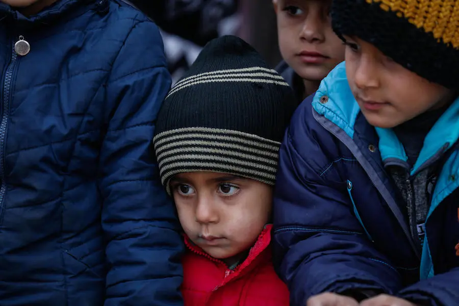UNICEF and partners are providing emergency assistance to children and families displaced by conflict in northeastern Syria in January 2022. UNICEF and partners are providing emergency assistance to children and families displaced by conflict in northeastern Syria in January 2022.