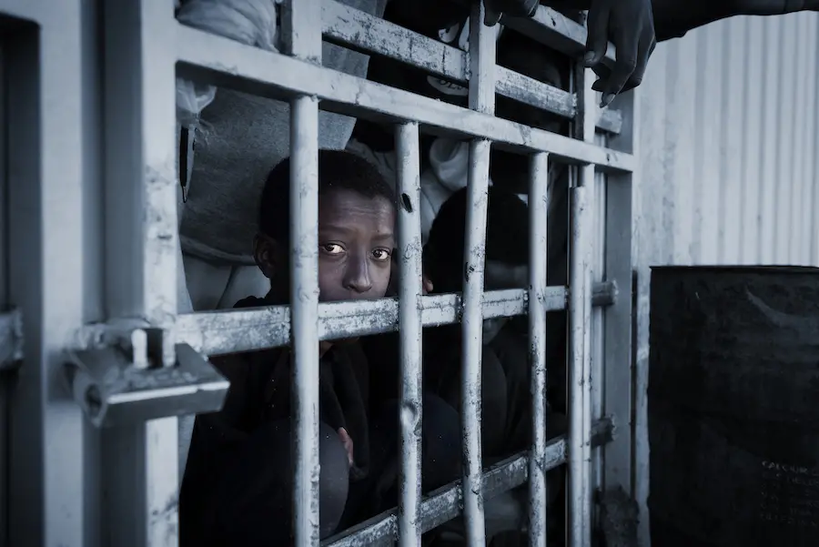 Person Behind Bars