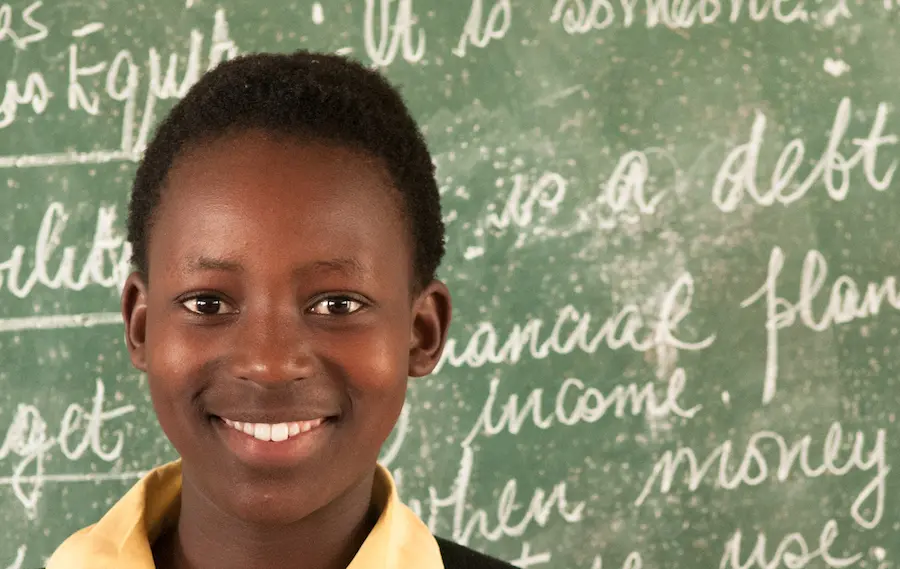 “What I love most of all is to write stories. I hope one day to become a writer. - says 13-year-old Anathi Mlengana, one of the 400 pupils of the Bijolo School, launched by the Nelson Mandela Institute with UNICEF support “What I love most of all is to write stories. I hope one day to become a writer. - says 13-year-old Anathi Mlengana, one of the 400 pupils of the Bijolo School, launched by the Nelson Mandela Institute with UNICEF support
